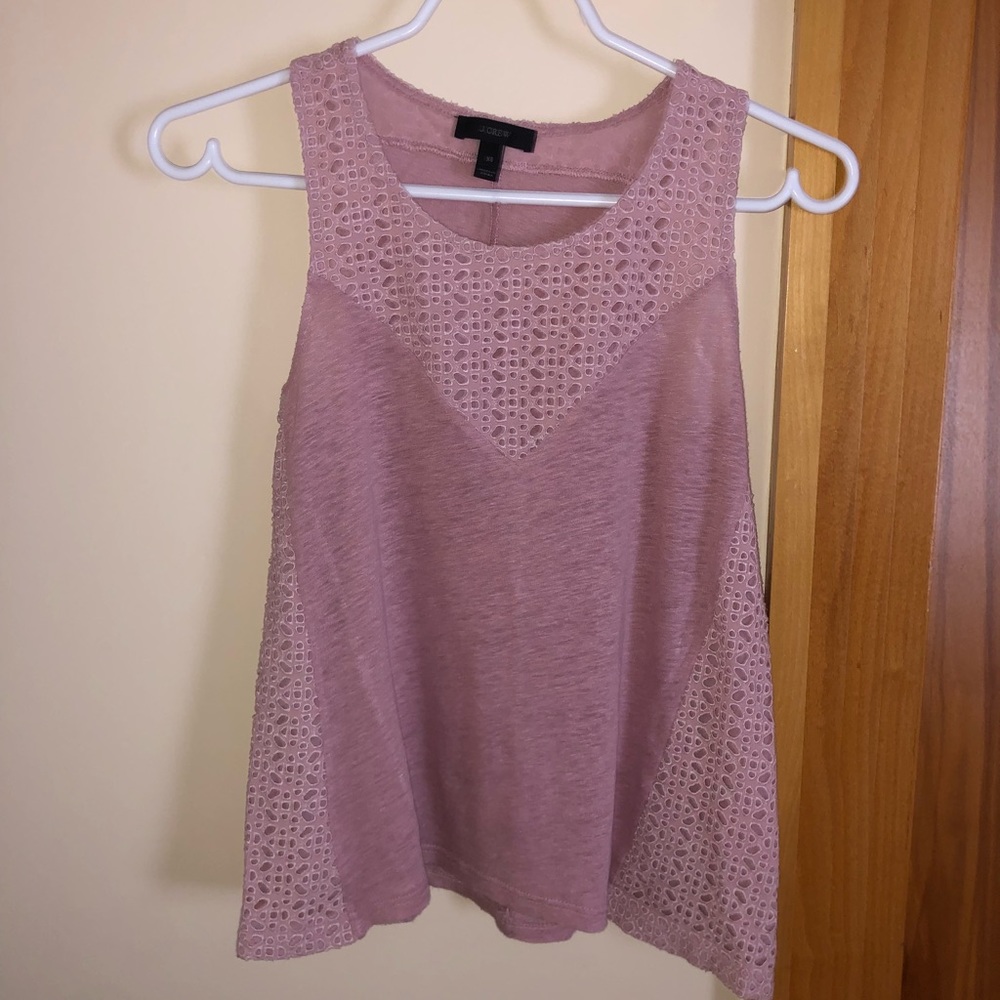 Pink J. Crew blouse